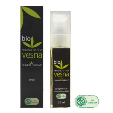 Stara embalaža BIO negovalnega olja Vesna