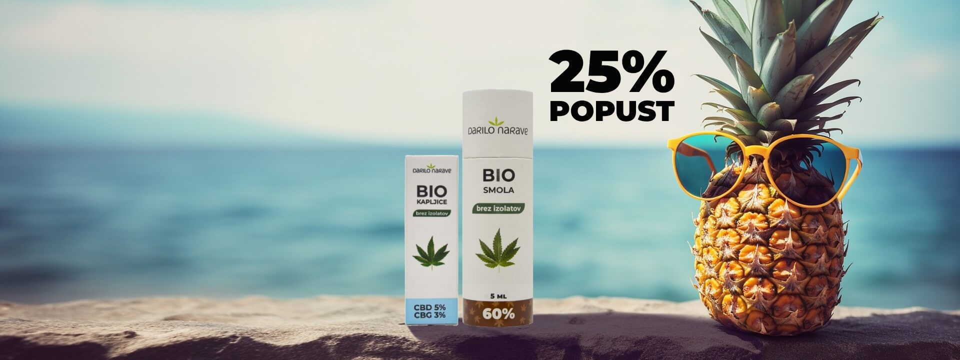 Darilo Narave, poletni popusti do 25% off na izbrane izdelke.