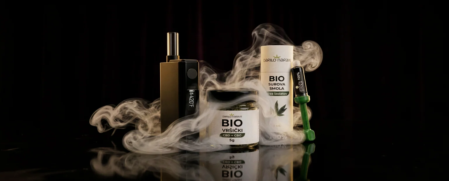 Najboljša zmagovalna kombinacija, Vaporizator, konopljini vršički in 100% konopljina smola